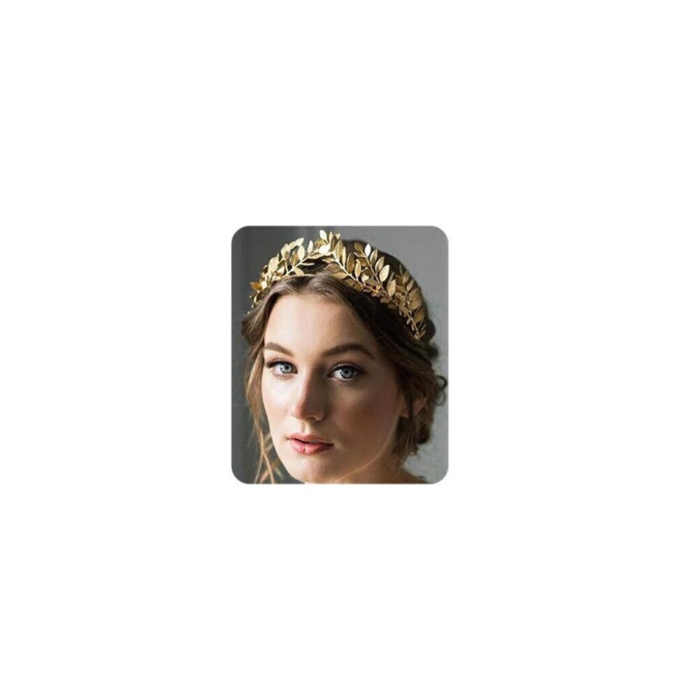Bridal Gold Leaf Crown Bridal Tiara Gold Leaf headpiece for Wedding Prom Festiva